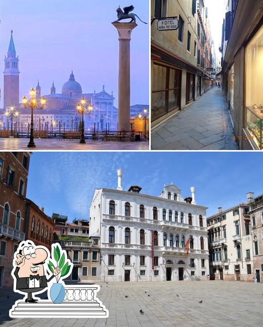 Gli esterni di Hotel Ambassador Tre Rose