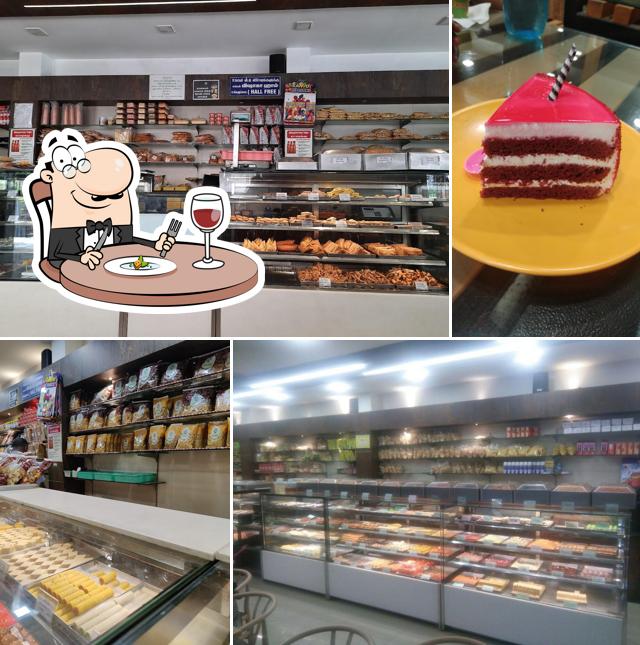 Food at aryass sweets cakes shope
