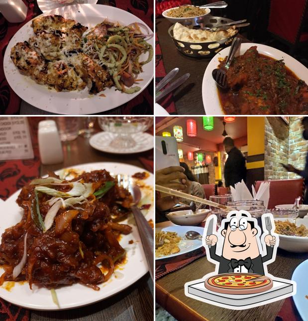 Try out pizza at Saffron