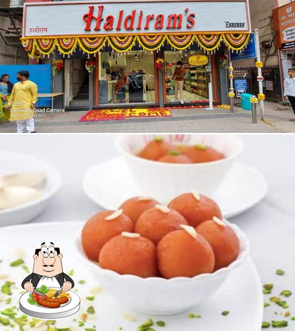 Food at Haldiram's Restaurant