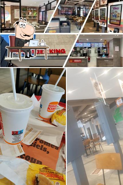 Gli interni di Burger King