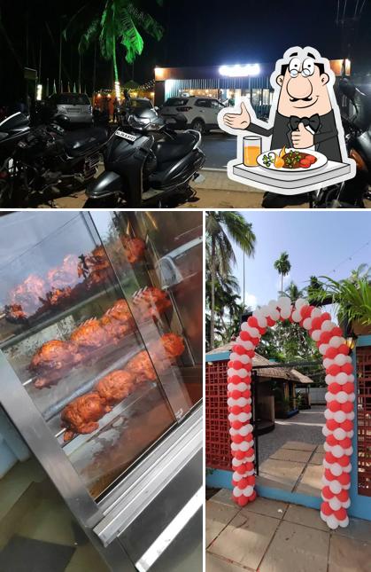 Take a look at the photo displaying food and exterior at Foodies Hub