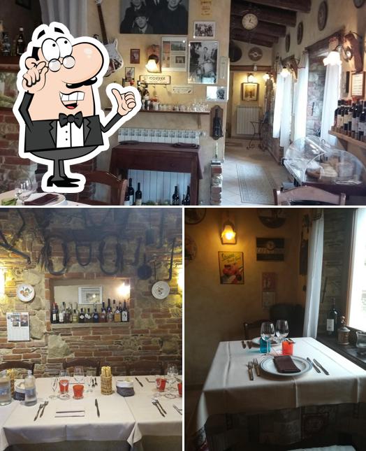 La foto della interni e bancone da bar di La Serignola