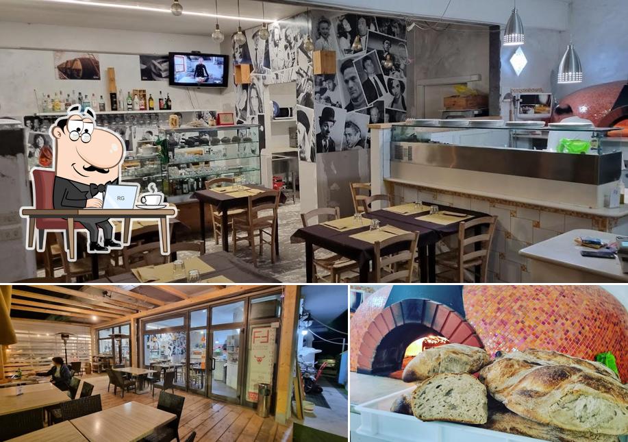 Mangio Forte (food factory) si caratterizza per la interni e cibo