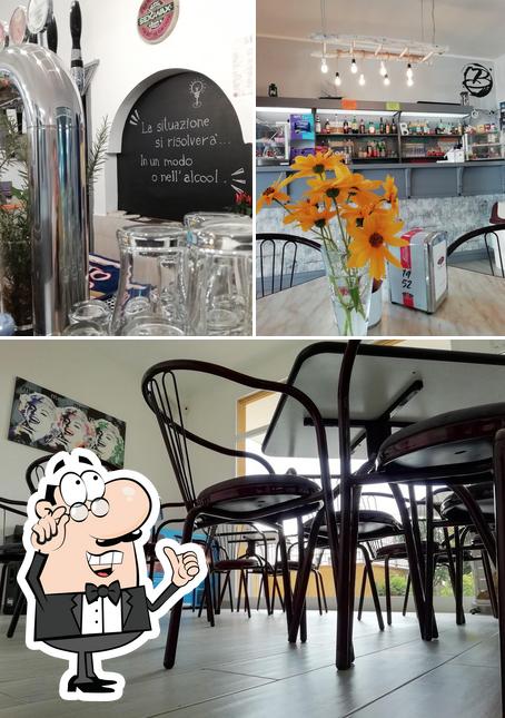 Gli interni di Belli coffee and drink