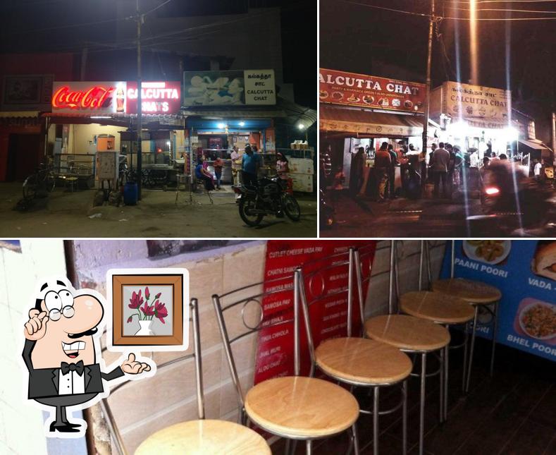 The interior of Calcutta Chat