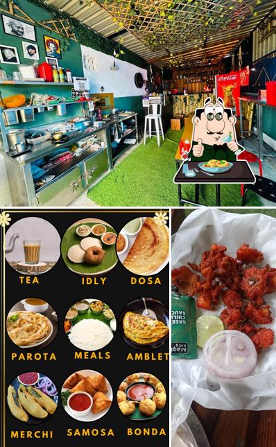 This is the image displaying food and interior at Moonlight Morsels Café