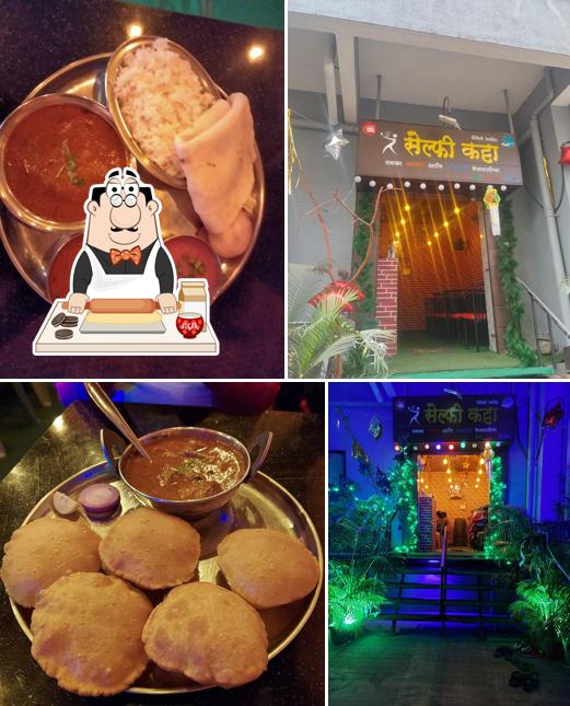 Selfie Katta family restaurant offers a selection of desserts