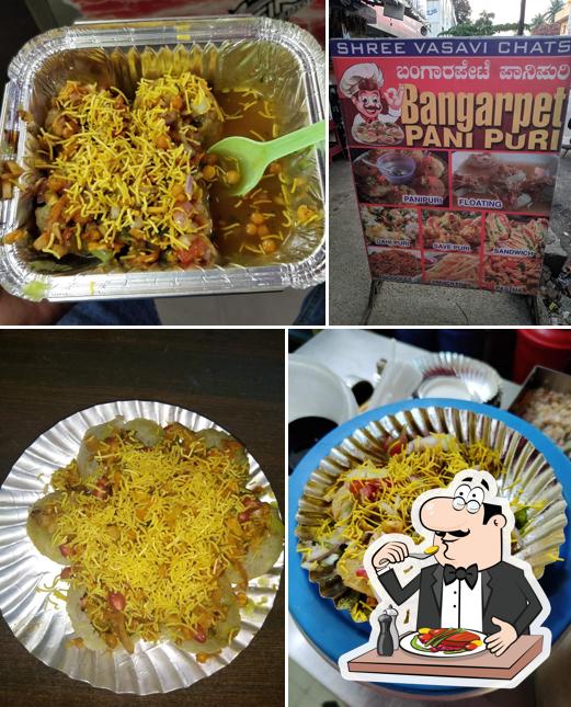 Food at Shree Vasavi Chats Bangarpet Pani Puri