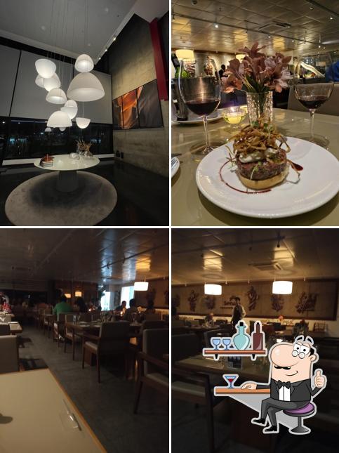 Sente em uma das mesas no Restaurante Senac Casa do Comércio