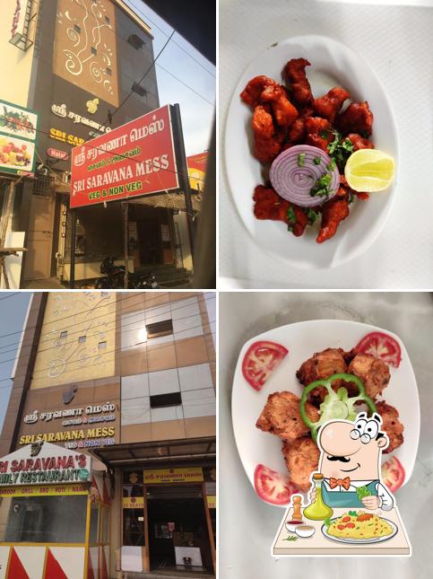 Food at Sri Saravana Mess
