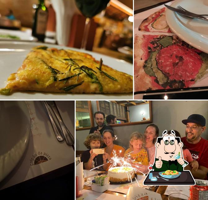 Comida em Galpão da Pizza