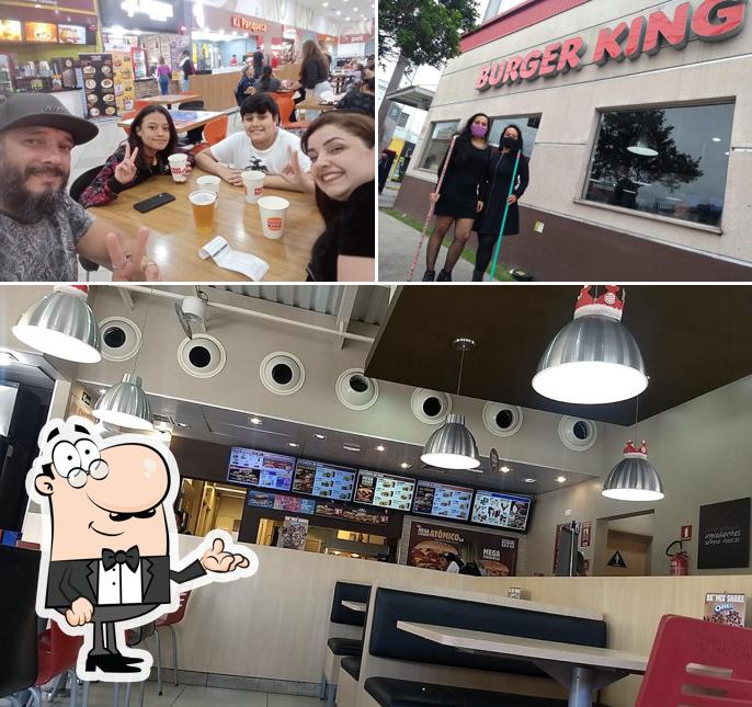 O interior do Burger King