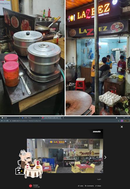 Among different things one can find food and exterior at LAZEEZ
