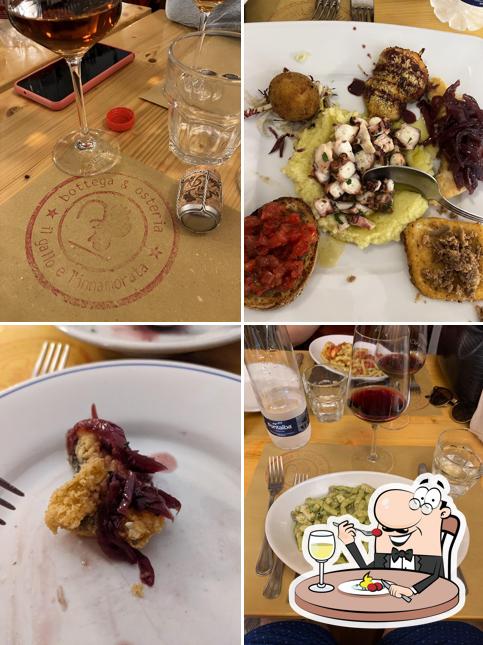 Platti al Osteria Il Gallo e L'innamorata