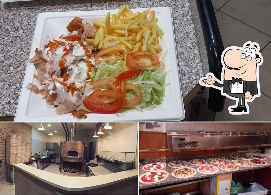 PIZZERIA RE SOLE si caratterizza per la interni e cibo