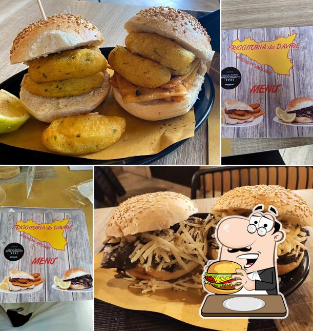Ordina un hamburger a Friggitoria da Davide