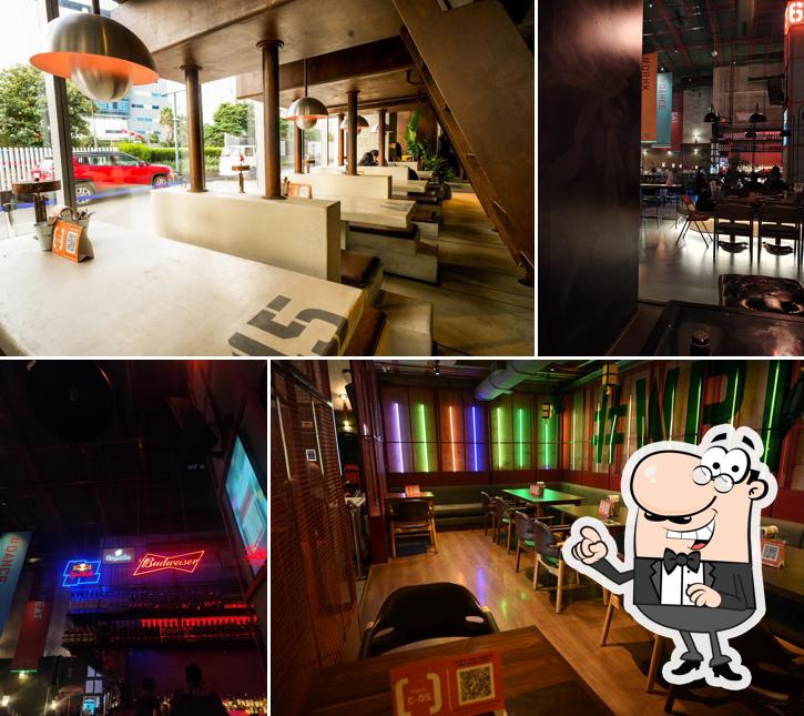 The interior of NESCO Social