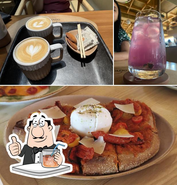 The photo of OMO : Soul Food Community’s drink and food