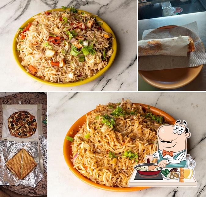Fried rice at Prathamesh Roll House