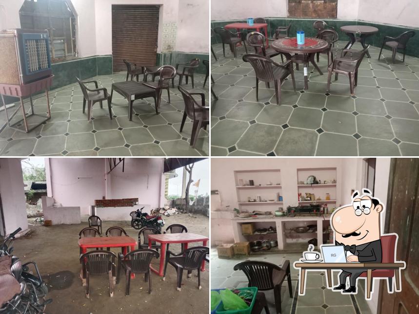 The interior of Rajsthani zayka restaurant