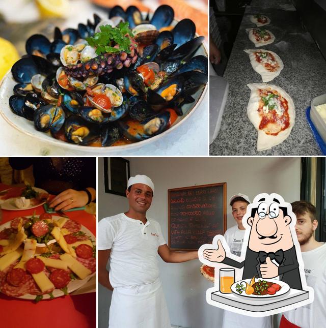 Cibo al Ristorante Pizzeria Luna Rossa