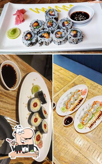 Pick different sushi options