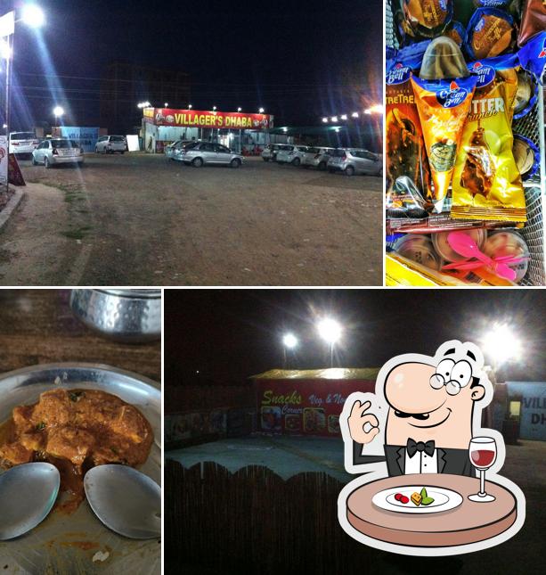 Food at Villager's Dhaba