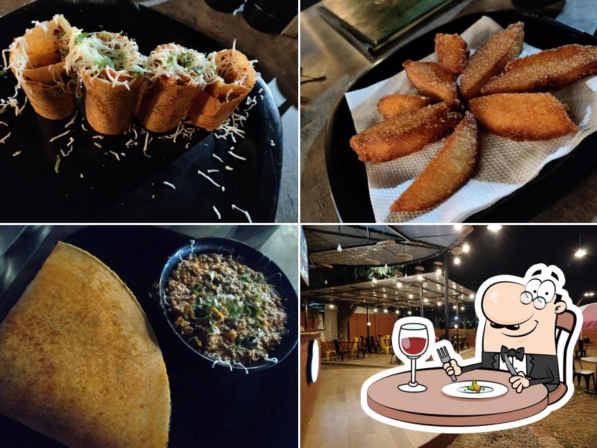 Food at Dosawala and Shiva's coffee Bar