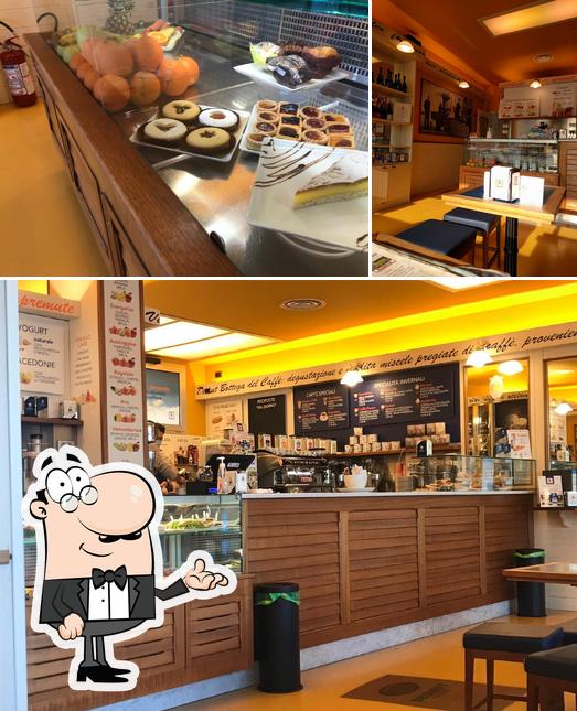 La interni e cibo del ristorante