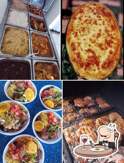 Comida em Favorito Frango Restaurante Quentinhas e Self-Service