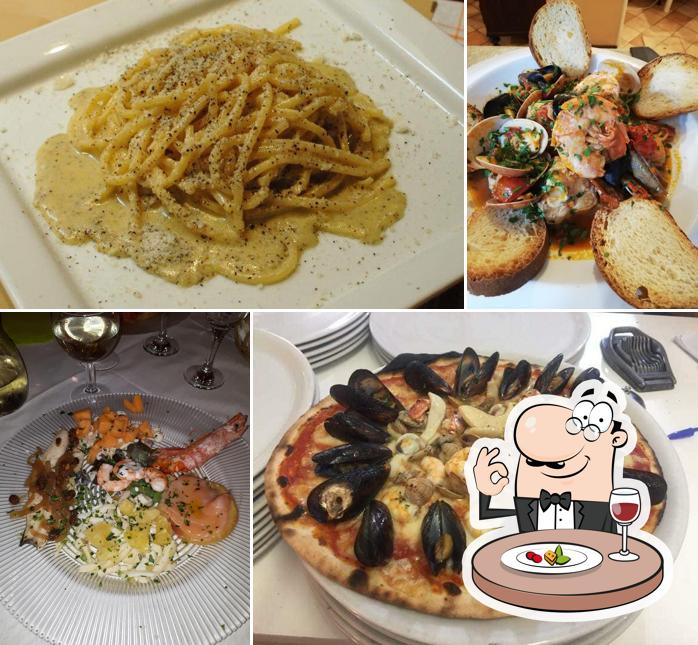 Spaghetti alla carbonara al Ristorante il Cigno Bianco