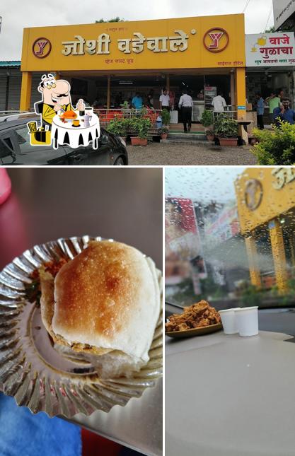 Among various things one can find food and exterior at Joshi Wadewale