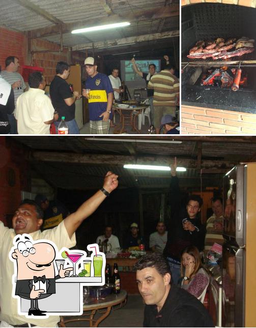 A foto da balcão de bar e frutos do mar no Bar Bambu