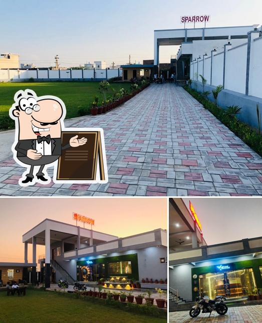 The exterior of Sparrow Restro Bar & Lounge