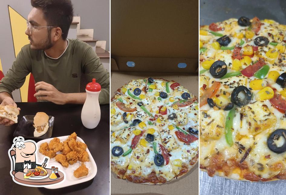 Order pizza at Al Karim Fast Food