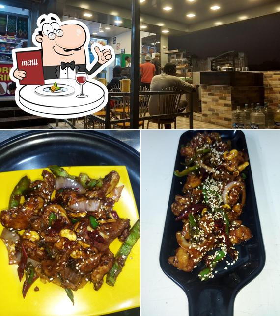 Among different things one can find food and interior at Berlin Cafe