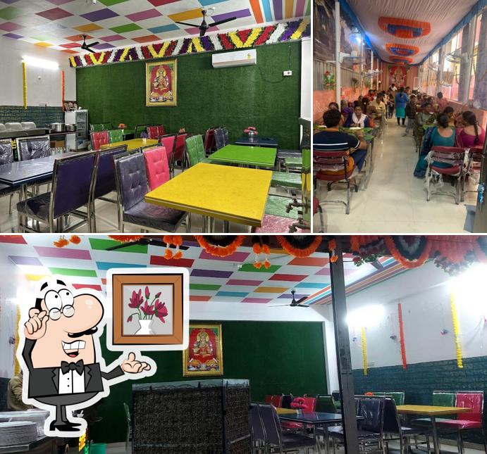 The interior of Chandika Vilas(High class pure vegetarian meals hotel)
