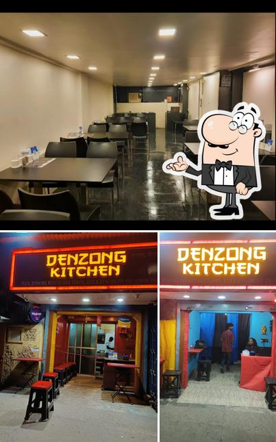 The interior of Denzong Kitchen - Airport 1 no