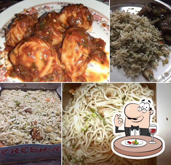 Food at Fresh - N - Up
