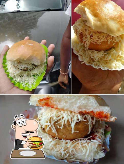 Try out a burger at Gayatri Sandwich