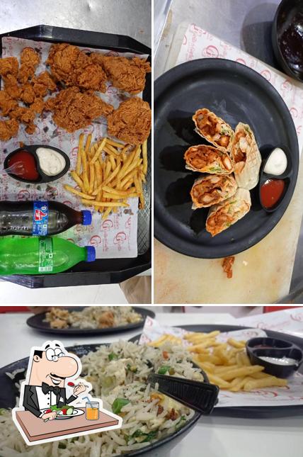 Food at Mir's Grills N Garlics