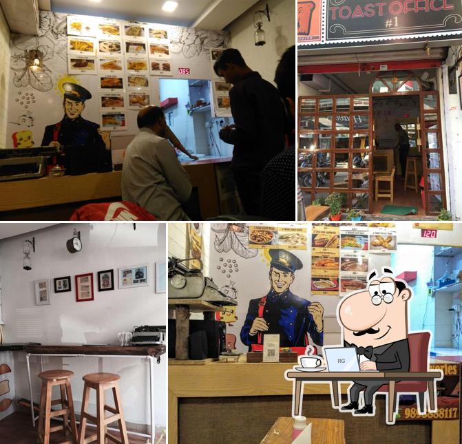 The interior of Toast Office