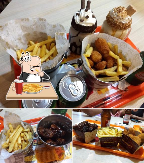 Prove cbatatas fritas francesas no Feijuca Du Simpson