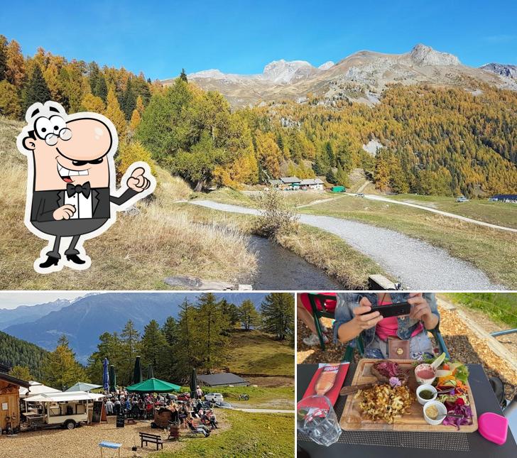 Tra le diverse cose da Alpage du Sex Restaurant si possono trovare la esterno e bevanda