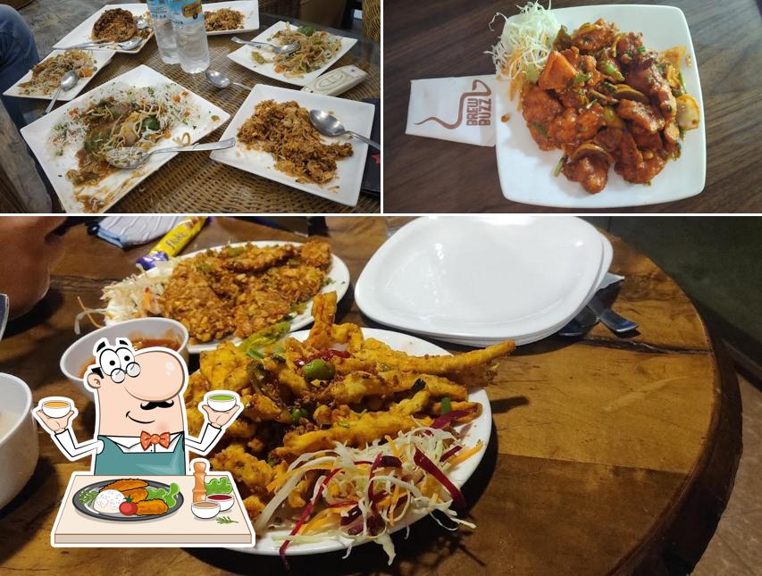 Food at Brew Buzz
