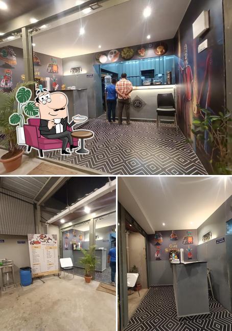 The interior of Cafe Swadham