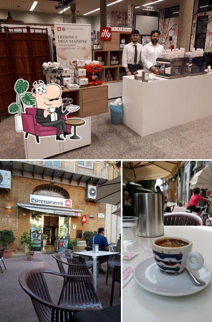 Gli interni di Bar Espressamente Illy