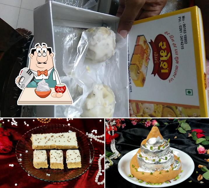 Ramesh Mithai provides a variety of desserts
