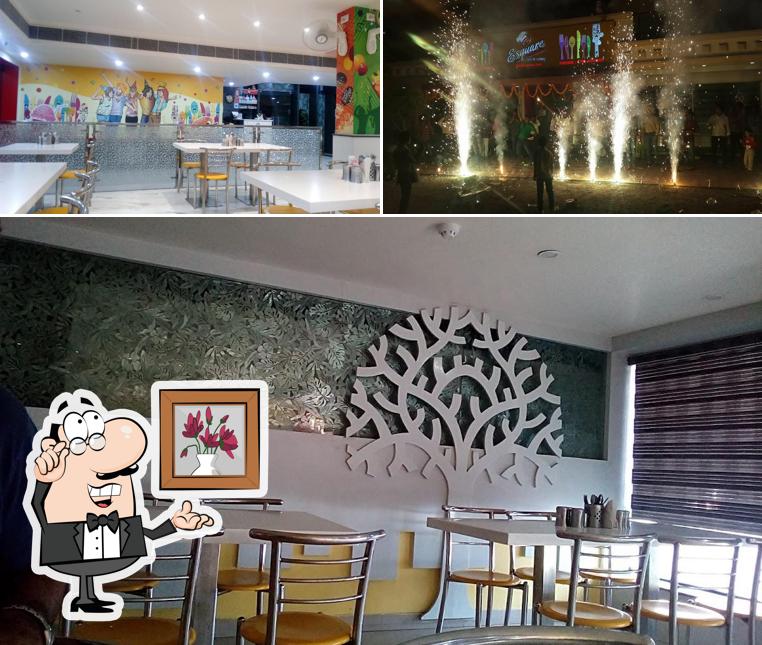 This is the image showing interior and wedding at E-Square